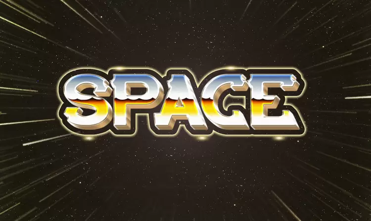 SPACE Text Effect