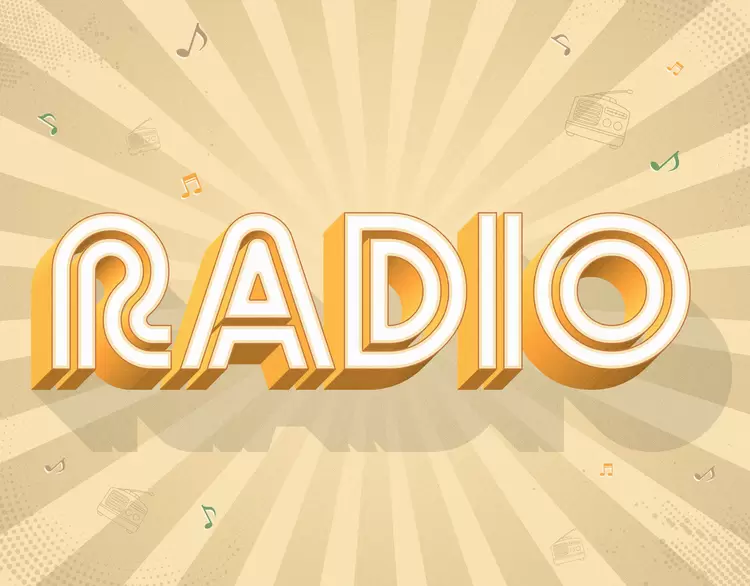 RADIO Text Effect