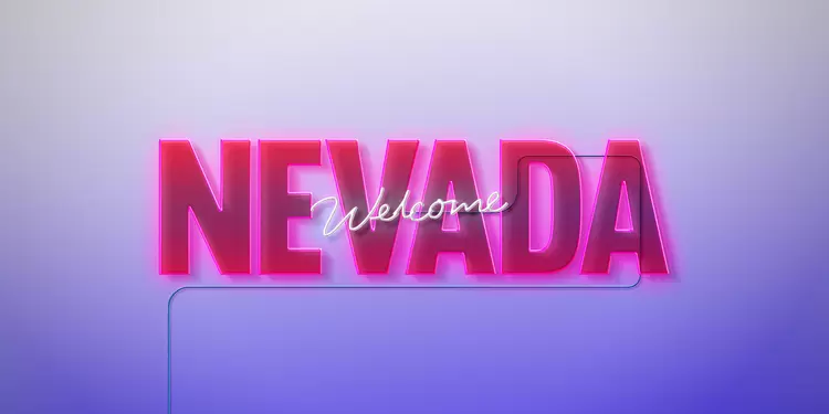 NEVADA Text Effect