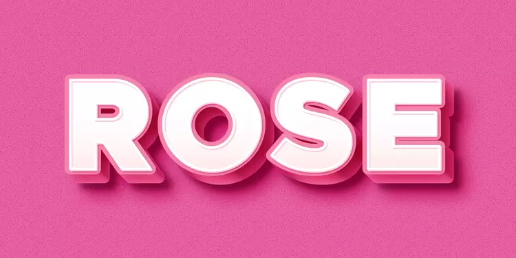 ROSE Text Effect
