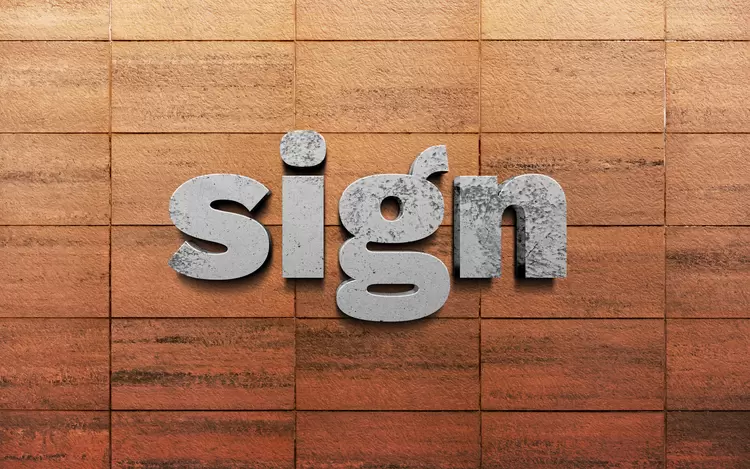 SIGN Text Effect