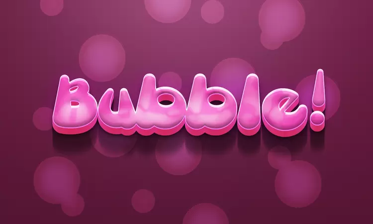 Bubble Text Effect