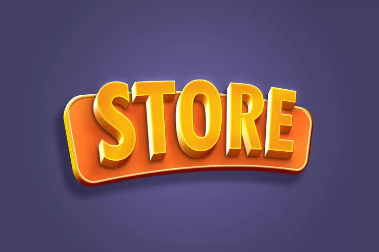 STORE Text Effect