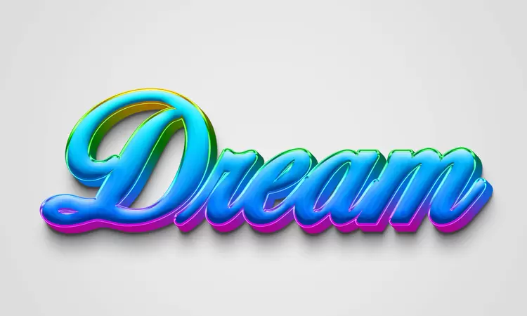 DREAM Text Effect