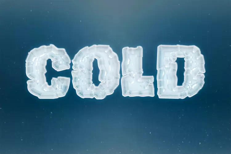 COLD Text Effect