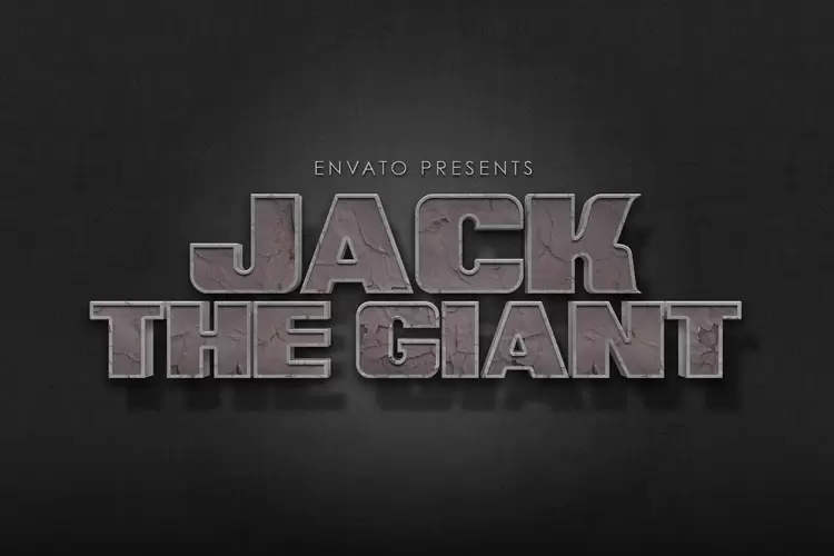 JACK THE GIANT Text Effect