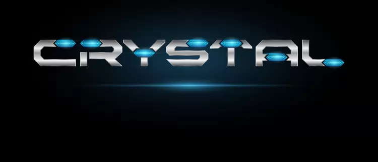 CRYSTAL Text Effect