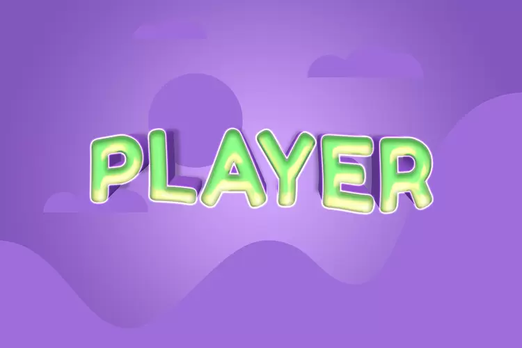 PLAYER Text Effect