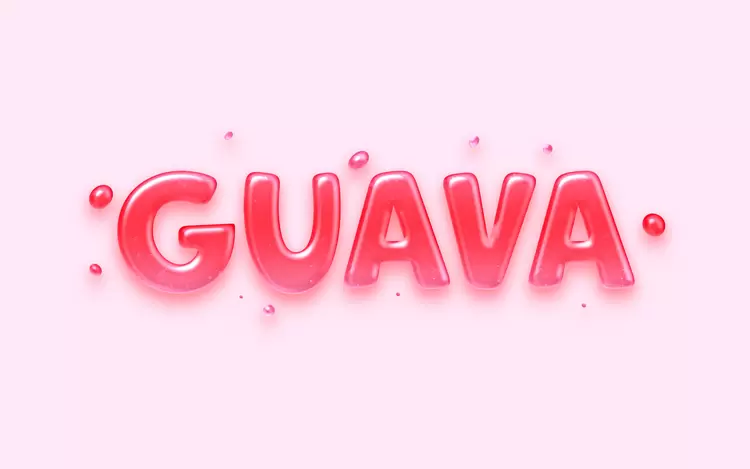 GUAVA Text Effect