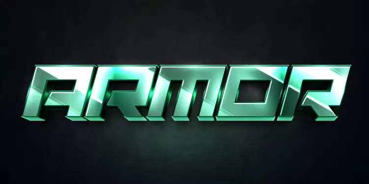 ARMOR Text Effect