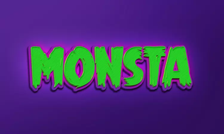 MONSTA Text Effect