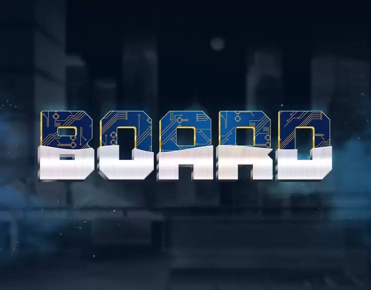 BOARD Text Effect