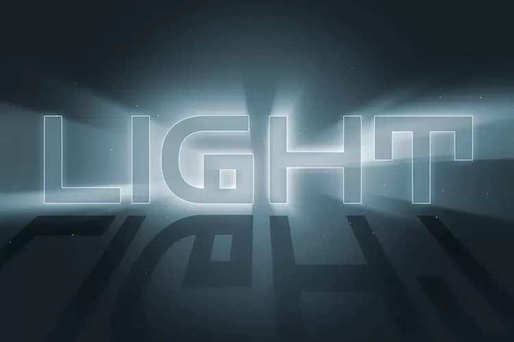 LIGHT Text Effect