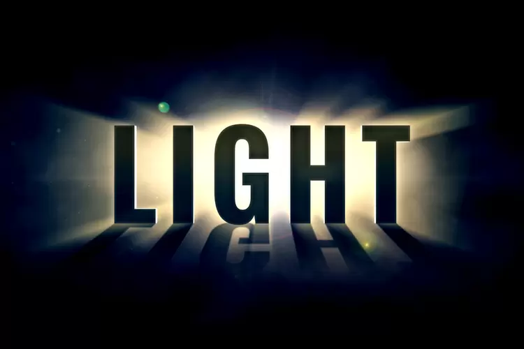 LIGHT Text Effect