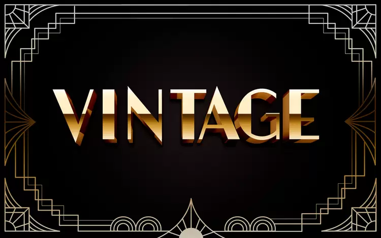 VINTAGE Text Effect