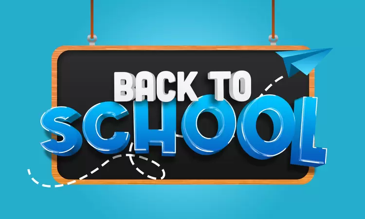 BACK TO SCHOOL Text Effect