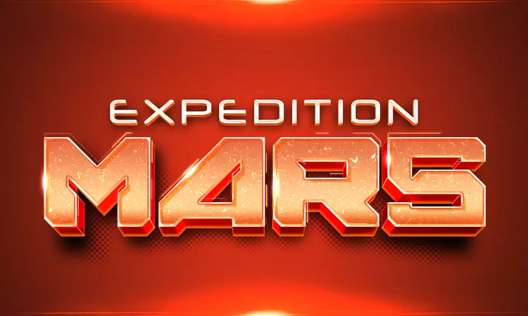 MARS Text Effect