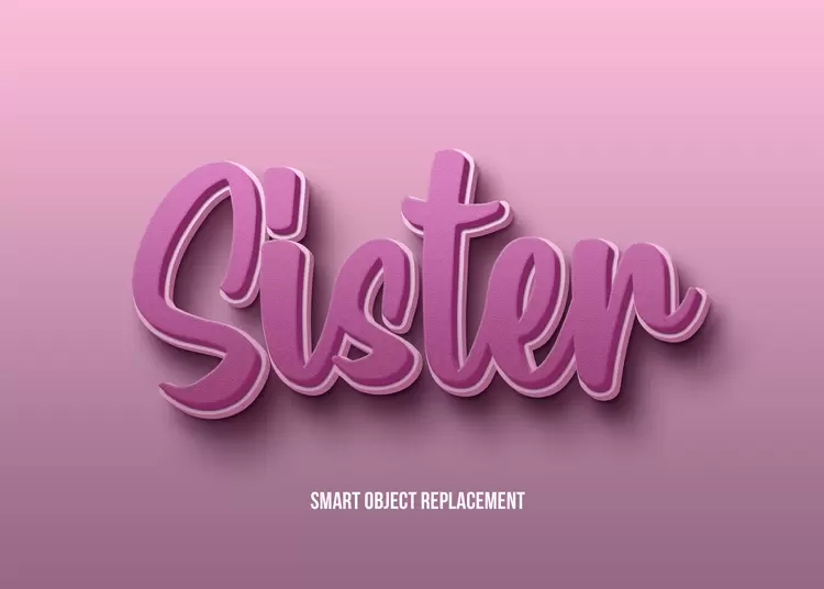 SISTER Text Effect