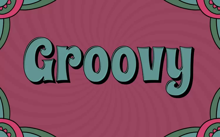 GROOVY Text Effect