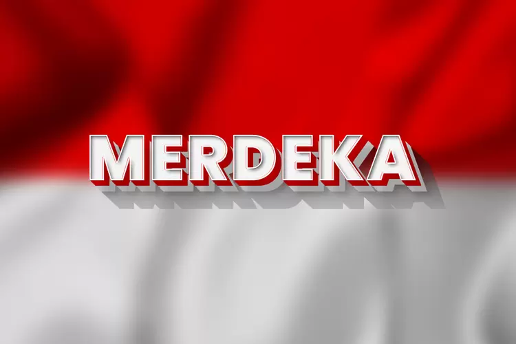 MERDEKA Text Effect