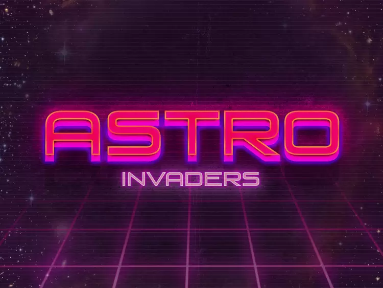 ADTRO INVADERS Text Effect