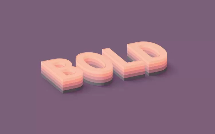 BOLD Text Effect