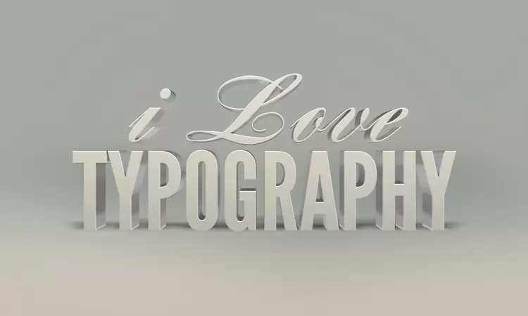 TYPOGRAPHY Text Effect