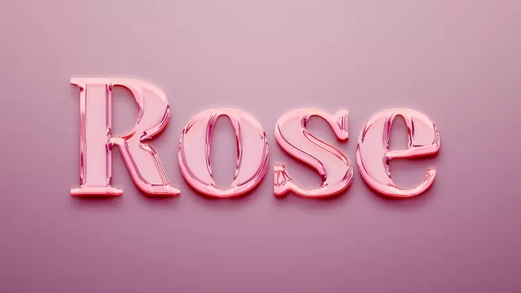 ROSE Text Effect