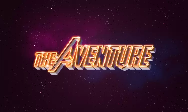 THE AVENTURE Text Effect