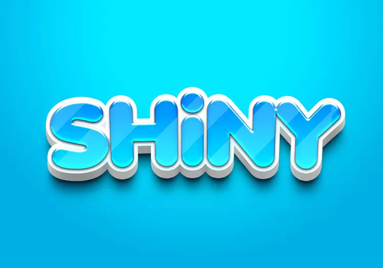 SHINY Text Effect