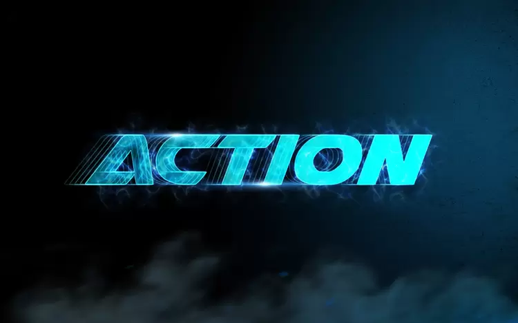 ACTION Text Effect
