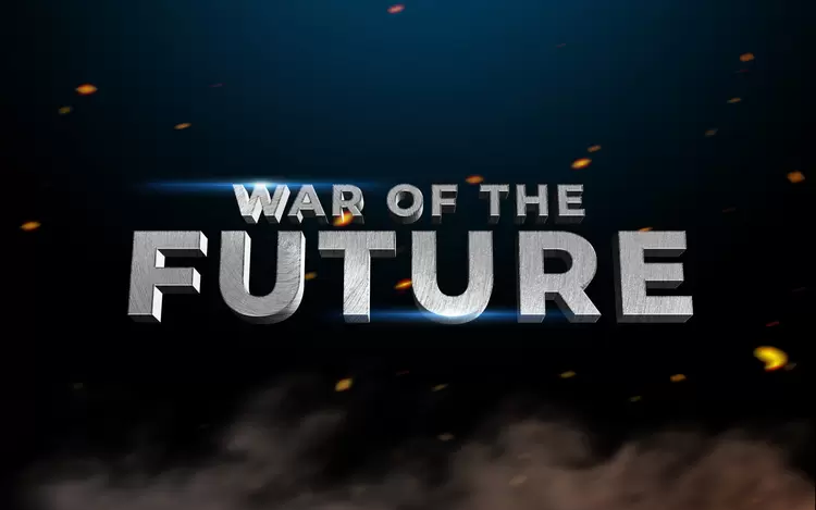 WAR OF THE FUTURE Text Effect