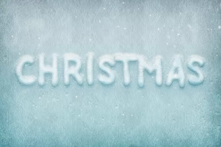 CHRISTMAS Text Effect