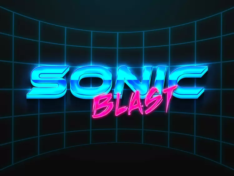 SONIC BLAST Text Effect