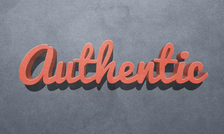 Outhentic Text Effect