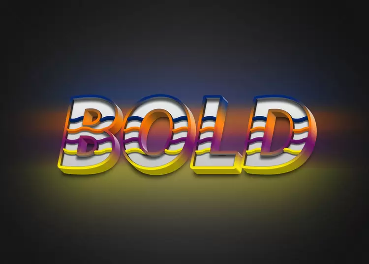 BOLD Text Effect