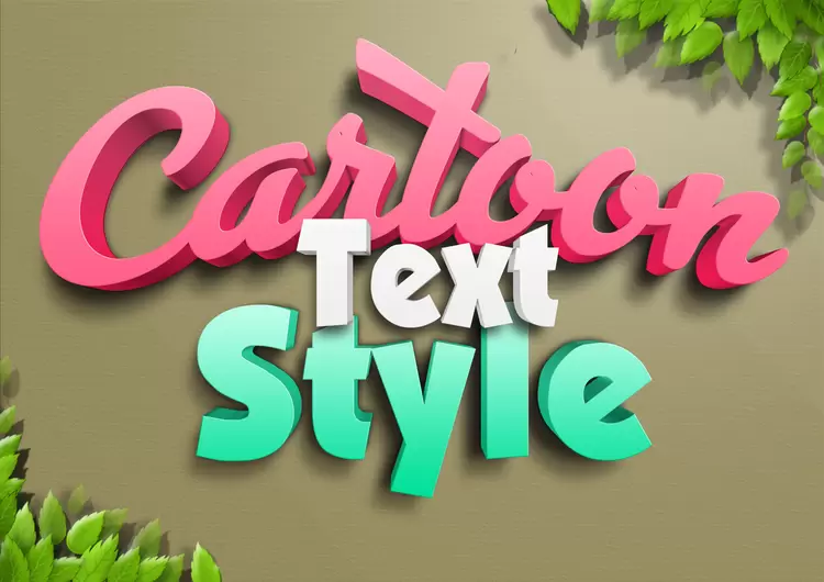 CARTOON TEXT STYLE Text Effect