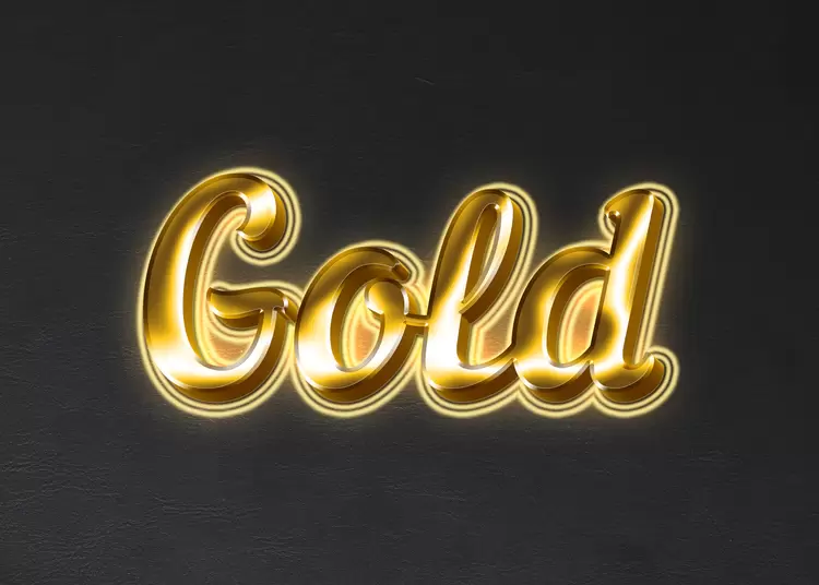 GOLD Text Effect