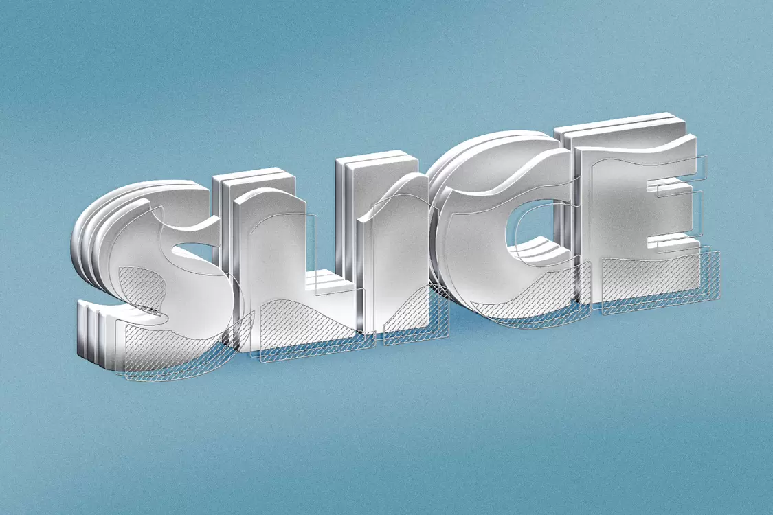 SLICE Text Effect