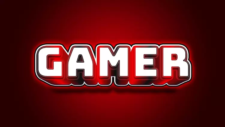 GAMER Text Effect