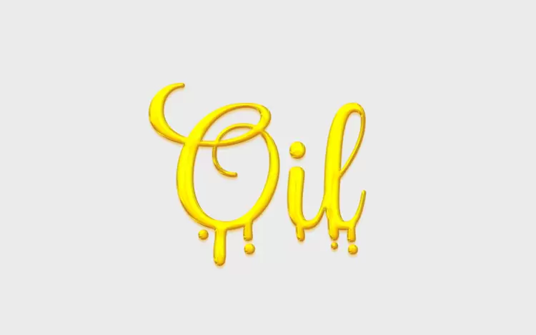 OIL Text Effect