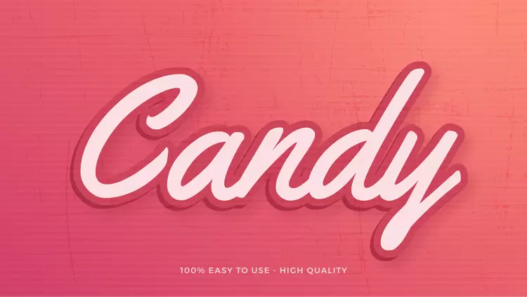 CANDY Text Effect