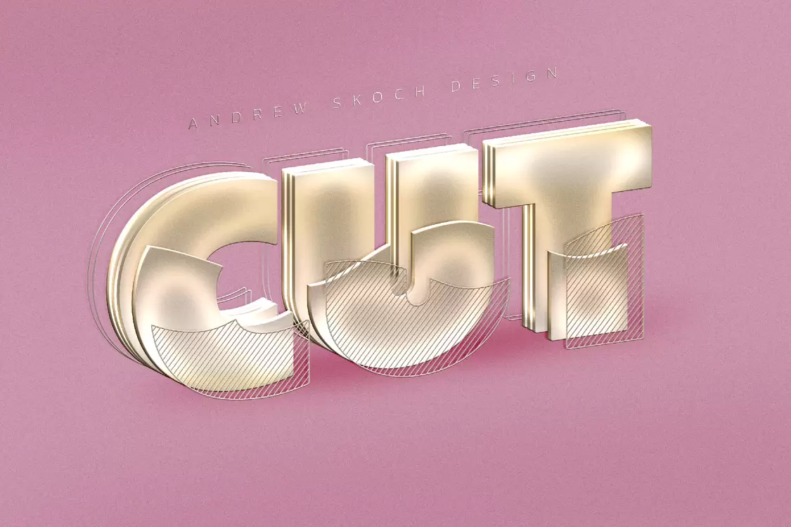 CUT Text Effect