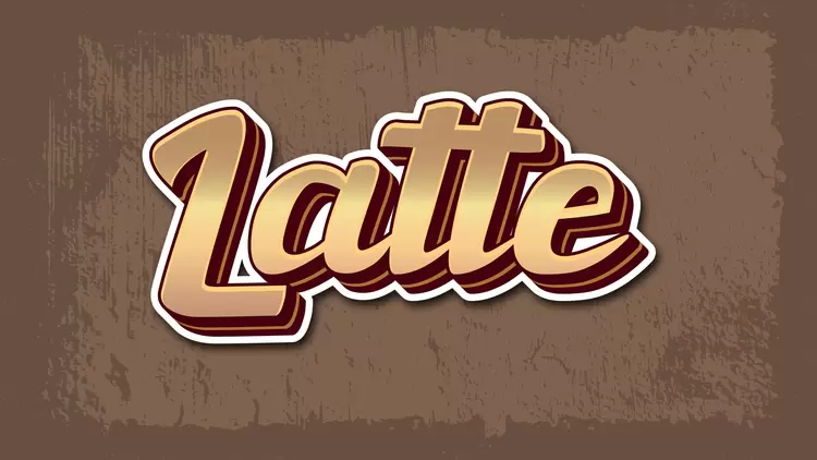 LATTE Text Effect