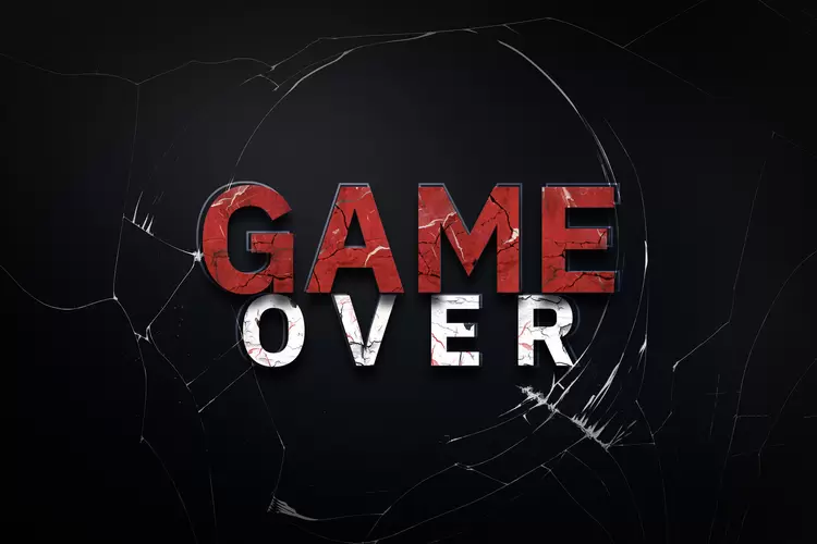 GAME OVER Text Effect