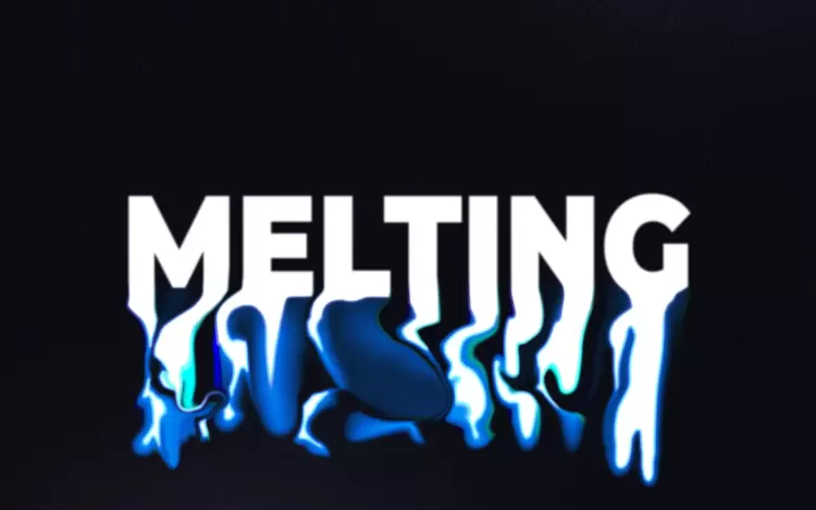 MELTING Text Effect