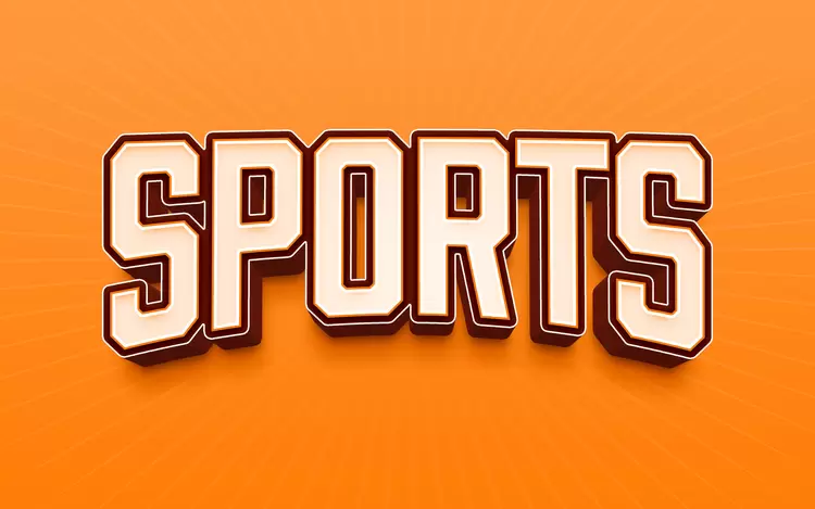 SPORTS Text Effect