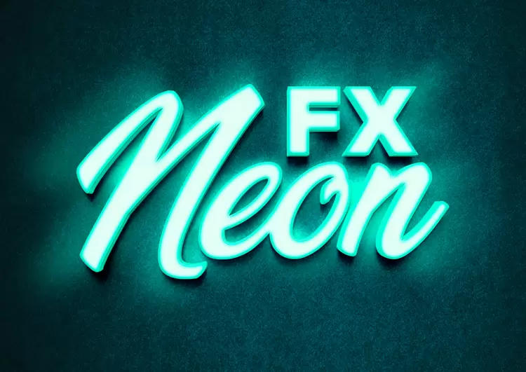 FX NEON Text Effect