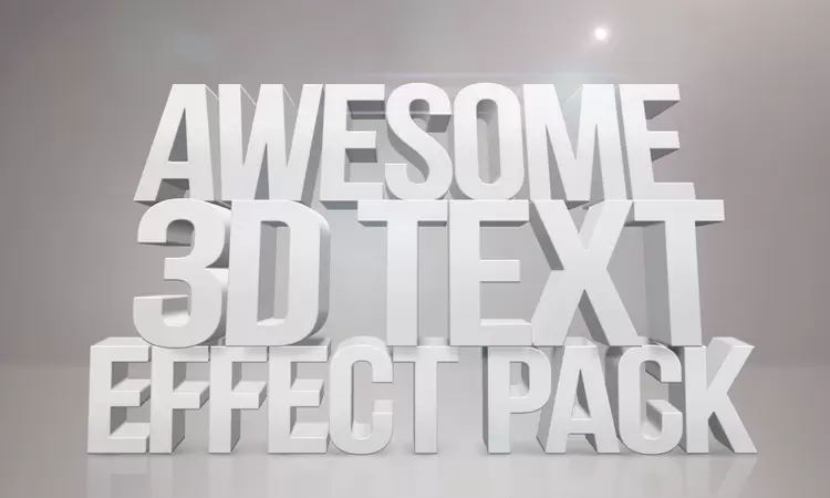 AWESOME 3D TEXT EFFECT PAGK Text Effect