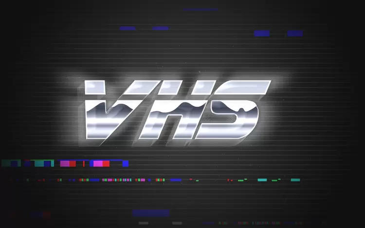 VHS Text Effect